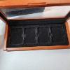 Image 2 : Nice Wooden Glass-Top Coin Slab Storage Case - Holds 4 Standard Slabs