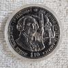Image 1 : 2003 George Washington Commemorative $10 Coin from Liberia
