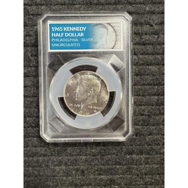 1965 Kennedy Half Dollar Philadelphia Silver UNC