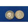 Image 2 : Silver 1946 Canadian 10 Cent & 1882 Swiss 5 Rappen Coin (Non-Silver)