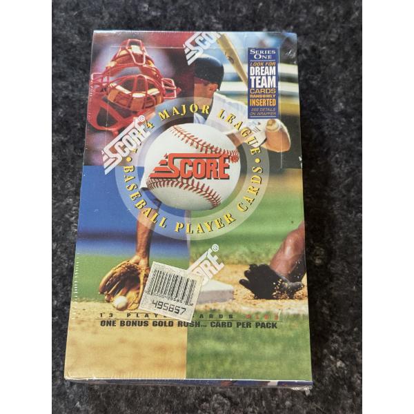 1994 Unopened Score Series One MLB Baseball Wax Box - 36 Packs - Factory Sealed - Mint Condition