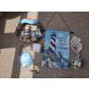 Image 1 : PICKUP IN CANTON - Lighthouse Collection Including Wreath, Music Box, Wall Decor Flag And More!