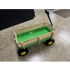 Image 3 : Brand New Western Express Heavy Duty Metal Wagon With Wood Sides - Great For Kids, Pets & Gardening