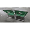 Image 4 : Vintage Matching Pair Of Low Profile 24''x20''x26'' 7-Up Aluminum Beach Chairs