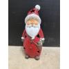 Image 1 : Large 17 Inch Light Up Santa Claus Statue - Excellent Condition - Beautiful Piece
