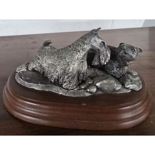 Pewter Scottish Terrier - 7" x 5"