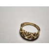 Image 2 : 14K Gold Detailed Small Ring Size 4.5 TW: 1.5g