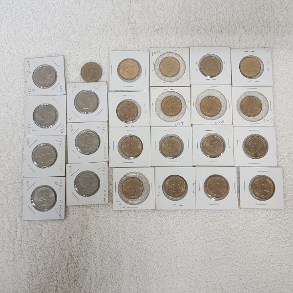 Mix of United States Dollar Coins: Susan B. Anthony & Presidential Dollars - Face Value: $24.00