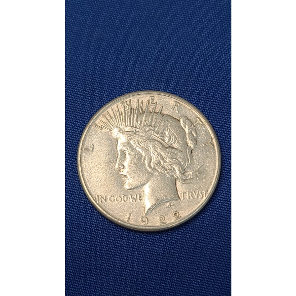 1922 -S 90% Silver Peace Dollar 