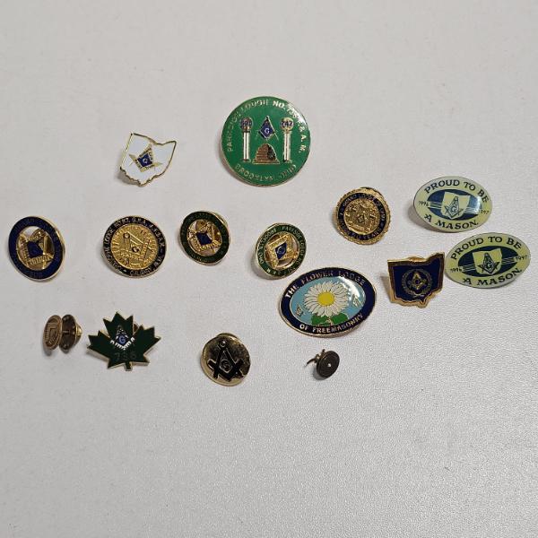 Masonic Lapel Pins Collection