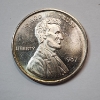 Image 1 : Lincoln Wheat Cent Design One Troy Ounce .999 Fine Silver Round