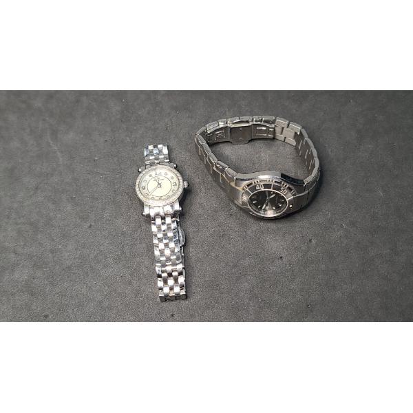 Women's Bulova Accutron Qaurtz Watch & Women's Bulova Accutron Black Dial Quartz Wristwatch 