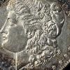 Image 2 : Very High Grade RARE 1878 CC Morgan Silver Dollar - Nice Rim Toning - See Pics