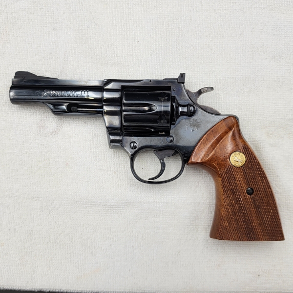 Colt Trooper Mark III .357 Magnum Revolver, 4" Barrel - Wood Grips