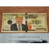 Image 2 : Trump Gold Foil Note With Silver Foil Copy Commemorative Note ~ Two Collectors Notes!