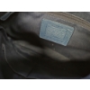 Image 6 : Authentic Coach Y2K Monogram Blue Jacquard Bag With Twist Closure & Matching Fold Wallet In Excellen