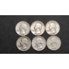Image 1 : United States 1945, 1950, 1956, 1957, 1963, 1964 -D 90% Silver Washington Quarters - FV: $1.50