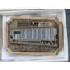 Image 4 : Two Norfolk Southern Roanoke Car Shop 1992 10,000th Rebody Car Belt Buckles