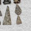 Image 4 : EARLY AMERICAN! Antique Assortment of Native American Stone Artifacts including Arrow/Spear Heads