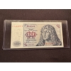 Image 1 : Exceptional 1960 German 10 Marks Bank Note In Protective Holder - Mint Condition
