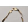 Image 2 : 14K Yellow Gold Herringbone Bracelet (Damaged) - Weight: 1.8g
