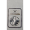 Image 1 : NGC 1989 MS 69 1 Troy Oz .999 Fine Silver American Eagle