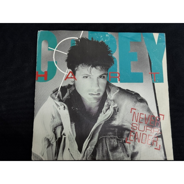 Corey Hart 45 RPM Record Never Surrender  - Good Condition In The Sleeve With Bonus Poster