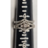 Image 10 : 10K White Gold 1/2 Carat Diamond Engagement Ring Set - Size 5 - Weight: 2.8g