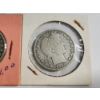 Image 3 : 1912 & 1910 Barber Half Dollars - 90% Silver U.S. Silver Coins - FV: $1.00
