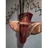 Image 2 : 2 Pcs Highly Collectible Art Glass Wall Sconces by Loretta Eby & Jeff Jackson