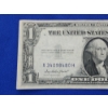 Image 2 : Series 1935 E $1 One Dollar Blue Seal Silver Certificate