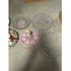 Image 4 : *Pick Up At Mantua Home-No Shipping Available* 7 Glass Platters - Egg Platters - Easter - Floral 