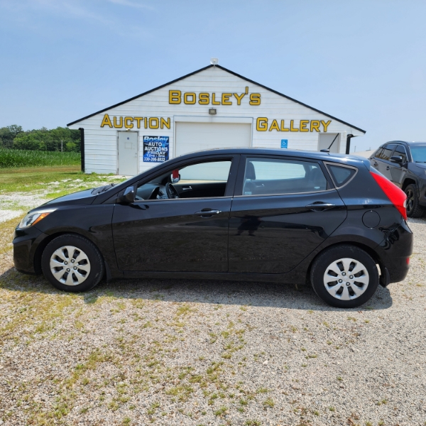 Black 2015 Hyundai Accent GS 4D FWD Hatchback With 206,333 Miles ~ 1.6L I-4 DI DOHC CVVT ~ 
