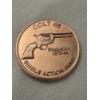 Image 1 : Colt 45 Single Action Army .999 Fine Copper Troy Ounce Coin - Mint Condition - Exceptional Coin