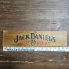 Image 2 : Vintage 4x16" Jack Daniel's Old Time No. 7 Tennessee Whiskey Wooden Bar Sign