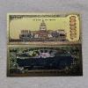Image 2 : Two 24k Gold-Layered Novelty Banknotes featuring Donald J. Trump and Cannabis