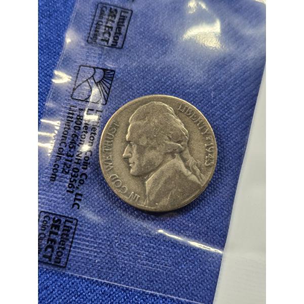 1943-S Jefferson Wartime Nickel