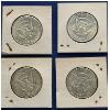 Image 6 : Lot of 4 90% Silver 1964 Kennedy Half-Dollars, FV $2.00