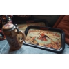 Image 1 : Collectible Anheuser Busch Beer Stein & 2 Serving Trays
