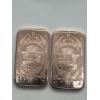 Image 2 : 2- Limited Edition Copper Design AVDP oz .999 Fine Copper Bars