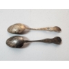 Image 2 : Two Vintage Sterling Silver Spoons TW: 47.4g