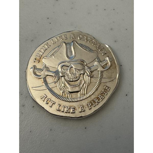 Rare Hayleybug Think Like A Captain .999 One Ounce Silver Round
