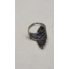 Image 3 : Sterling Silver Southwestern Style Cuff Bracelet & Rings With Turquoise - Total Weight: 26.1g