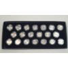 Image 1 : Collection Of (20) United States 2005/2006 Statehood Quarters In Coin Capsules - Face Value: $5.00