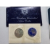 Image 4 : (3) 1971 Uncirculated Eisenhower "Blue Pack" Silver Dollars & Washington Commemorative Half Dollar