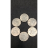 Image 2 : (6) 1964 90% Silver Kennedy Half Dollars - Face Value: $3.00