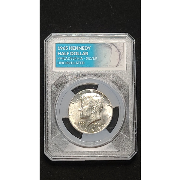 Collector's Alliance 1965 Philadelphia 40% Silver Uncirculated Kennedy Half Dollar