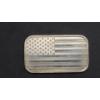 Image 1 : 1 Troy Oz Silvertowne Mint .999 Fine Silver American Flag Bar