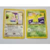 Image 1 : Two Vintage Pokemon Cards: Clefairy 30/111 & Chikorita 53/111