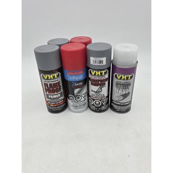 Six All New 11oz Spray Cans